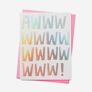 Awwwwww! Greeting card