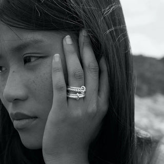 Ellis 1mm Ring Silver