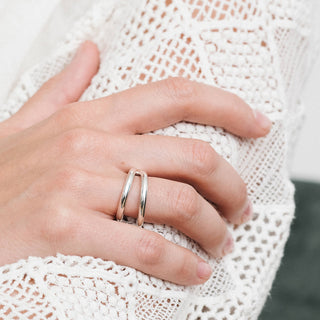 Infinity 1 Ring Silver
