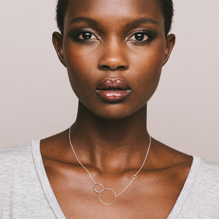 Trinity Necklace Gold Plated Silver