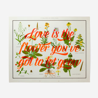Love is the Flower - Lucky Dips Siebdruck