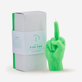 F*ck You Neon Green CandleHand Candle