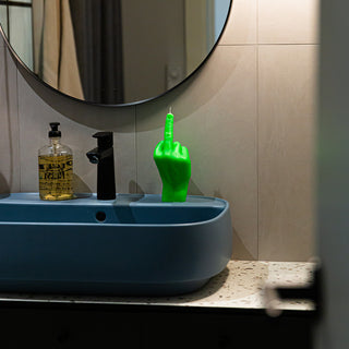 F*ck You Neon Green CandleHand Candle