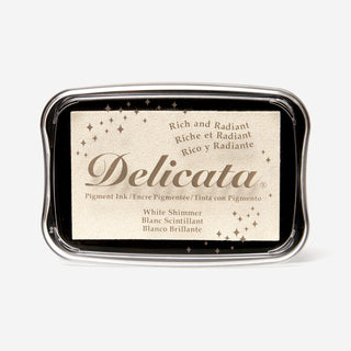 Delicata White Shimmer Stempelkissen