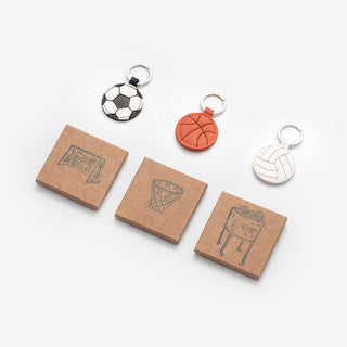 Volleyball keychain
