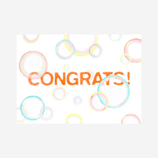Congrats Riso Postcard
