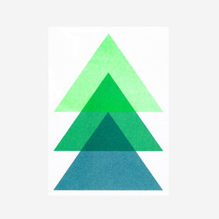 Tanne Weihnachts-Postkarte