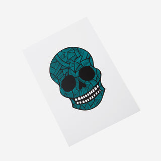 Calavera Pink Mint Screen Print Set