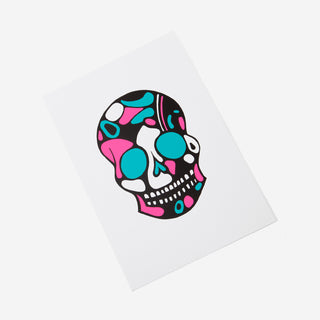 Calavera Pink Mint Screen Print Set