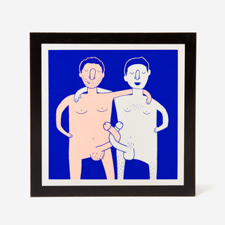 Blue Bromance Siebdruck