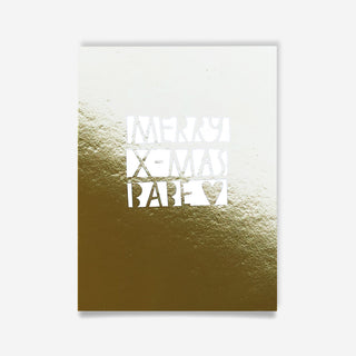 Weihnachtspostkarte Merry X-Mas Babe