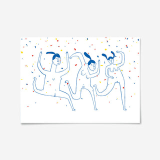 Postcard Naked Girls