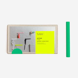 Pin Hook Garderobenhaken - Neon Green