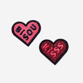 Patches Bisous & Kiss - Self-Adhesive