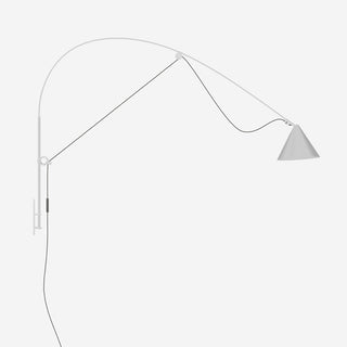 AYNO silk grey wall light – L