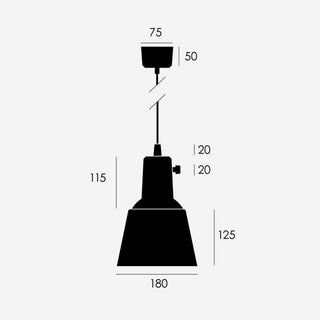 K831 Kupfer Pendelleuchte