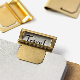 Brass Index Clips