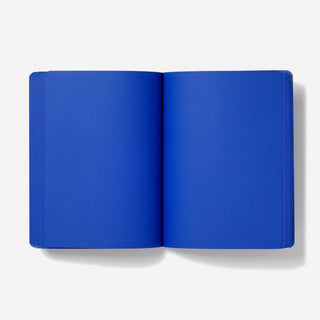 Notizbuch Not White Blau L
