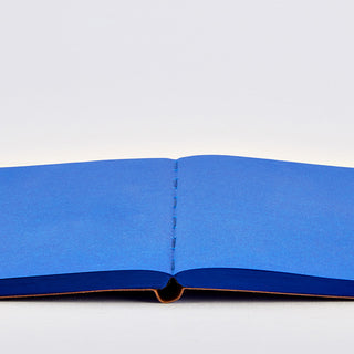 Notizbuch Not White Blau L