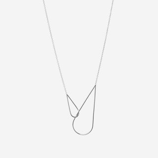 Raindrops Necklace Silver