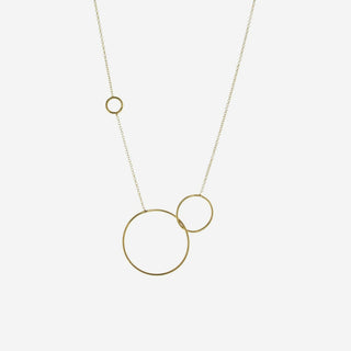 Trinity Necklace Gold Plated Silver