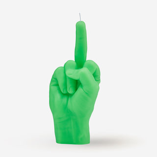 F*ck You Neon Green CandleHand Kerze