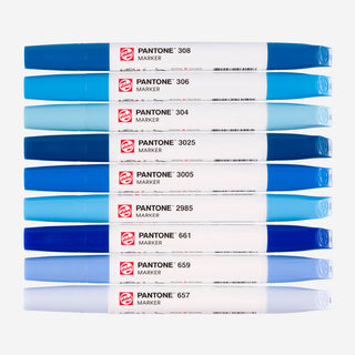 Marker in Blue Tones