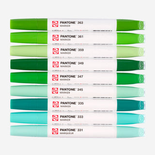 Marker in Green Tones