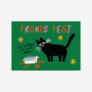 Frohes Fest Weihnachts-Postkarte