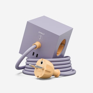 Square 1 Steckdose AVOLT × Bauhaus Lavender Glow