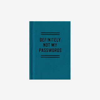 Definitely Not My Passwords - Passwort Notizbuch