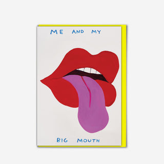 Me and My Big Mouth Greeting Card