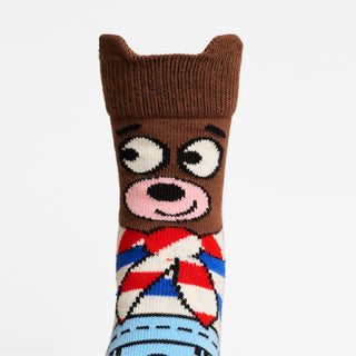 Kids Bear Socken - Blue