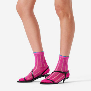 Lily Short Crew Socks - Pink