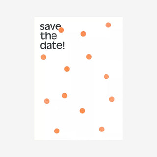 Save the Date Risograph Postcard