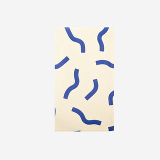 Geschenktüten Small Vanilla Blue Stroke - 5 Stk