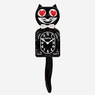 Kit-Cat Klock Heart Eyes Wanduhr