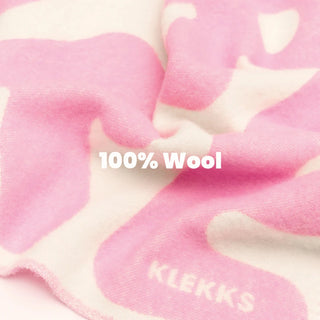 Klekks No. 11 Amore Pink Wool Blanket