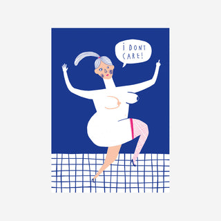 Postcard I Don't Care