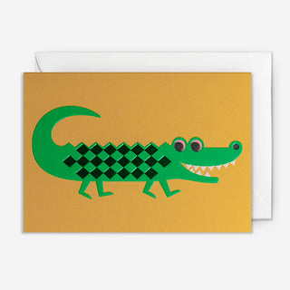 Crocodile Greetings Card