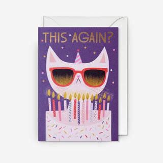 This again? Grumpy Cat greeting card