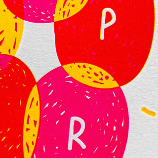 Awesome! Letterpress greeting card