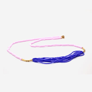 Pop Necklace Purple + Pale Pink