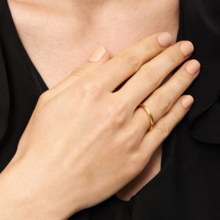 Color Ring Shiny Gold