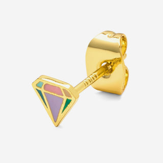 Diamond Cut Small Earring Multi