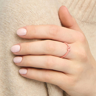 Love Knot Ring Burnt Coral