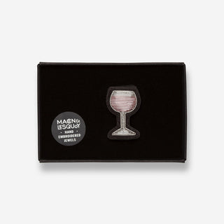 Brooch Glass of Rosé