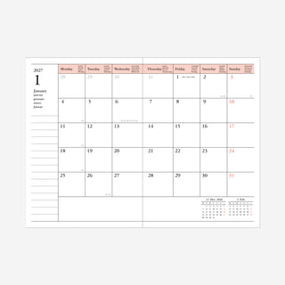 26|27 Diary A6 Gradient