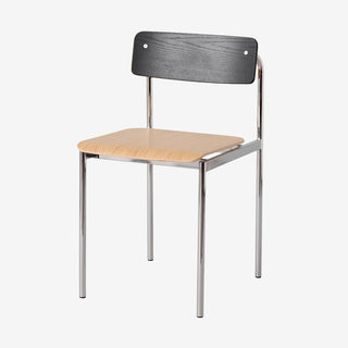 Offset Chair Chrome