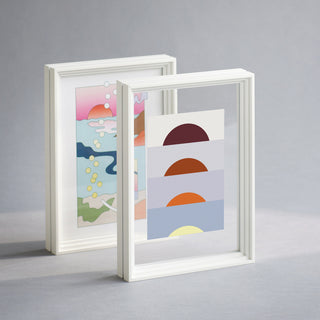 Standing Frame White A5